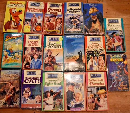 Lot walt disney - walt, vhs
