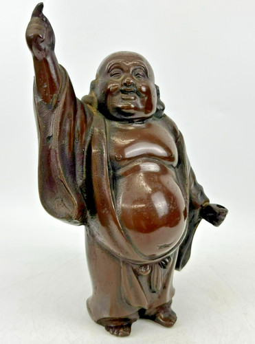 Japanese bronze laughing - japanese,