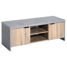 Wooden TV Stand Cabinet Home Media Center DVD CD Storage Unit Grey 
