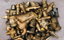 LOT OF BRASS SCRAP ~FITTINGS