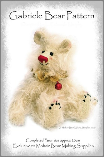 Ooak mohair teddy sewing - ooak,