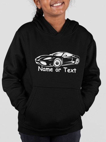 Personalised car hoodie - personalised, hoodie,