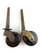 Vtg Pair Of 2 Lg Ceramic