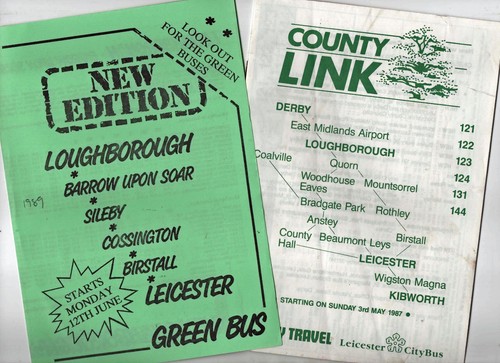 Leicestershire bus timetable