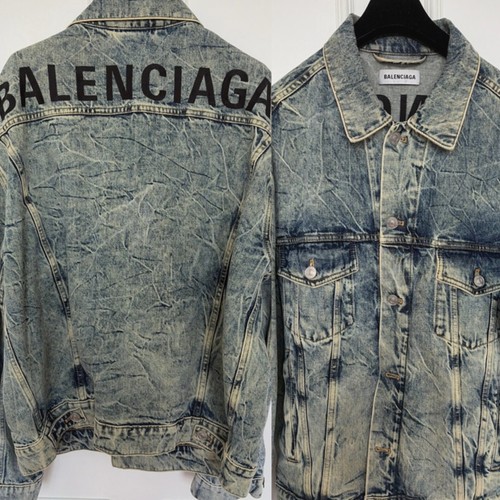 Balenciaga denim jacket rrp - balenciaga,