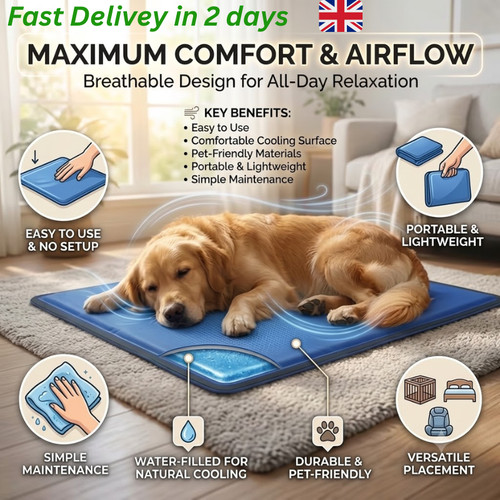 Large pet cooling mat dog - large,