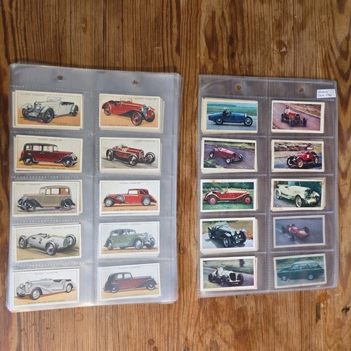 Cigarette card partial sets - cigarette,