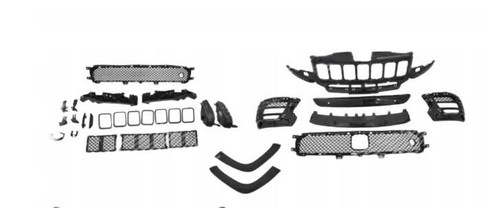 Front grille and grille for