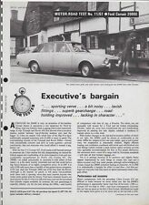 1967 Ford Corsair 2000E: 6-page Motor magazine road test