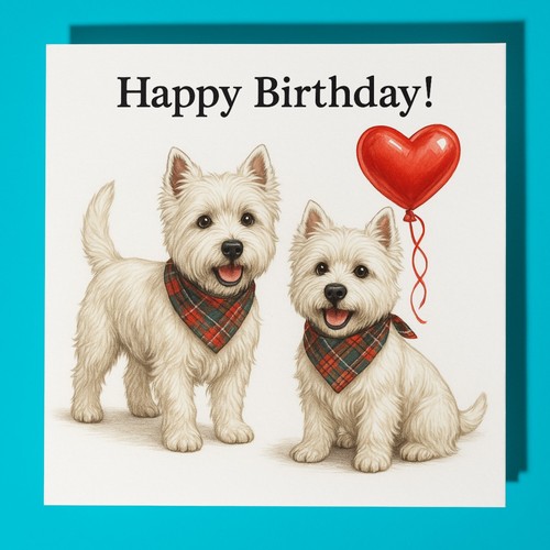 West highland terrier happy - terrier,