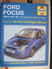 HAYNES WORKSHOP MANUAL FORD FOCUS 98-01 S-Y PETROL DIESEL 3759 ENDURA TURBO DI