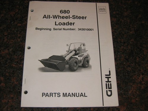 Gehl 680 all wheel - wheel, skid