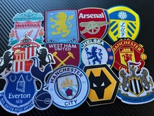 English Football THERMAL ADHESIVE Iron On Patches Thin Style CHOOSE YOUR Team