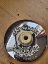 Vintage QUICKS for Ford of Old Trafford, Barnacle Tax Disk Holder.