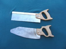 Vintage Spear & Jackson Brass backed Tenon Saw and Floor board saw. 2 hand saws