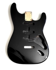 Black stratocaster body - black,