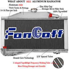 2 Rows Aluminium 42mm Radiator