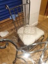  Clear Glass dinning table and