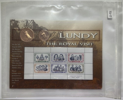 Lundy 1977 puffin - 1977, 1/2
