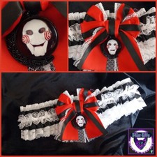 L Jigsaw Saw Horror Garter