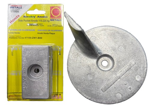 Aluminium gearcase anode set - aluminium,