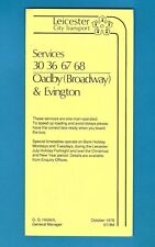 Bus Timetable - Leicester City