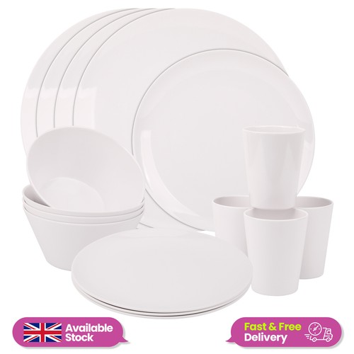 Piece melamine dinner - melamine, set