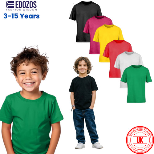 Kids plain shirt 100 cotton - plain,