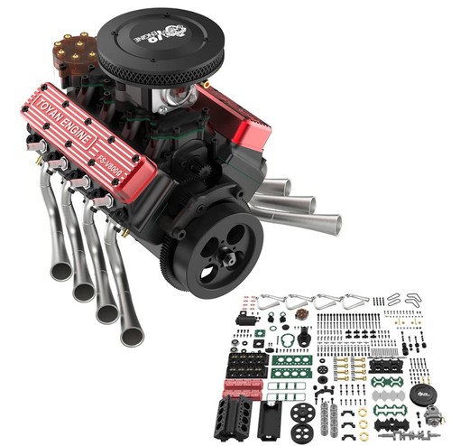 Toyan v800g 28cc diy - v8,