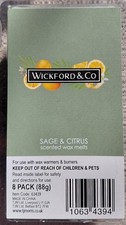 Sage & Citrus Scent wax melt 8