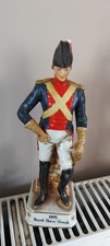 Two Army Figurines. 9 Inches