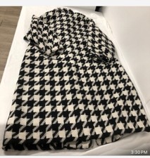 boohoo black and white check