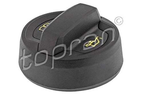 Black plastic oil filling port - plastic,
