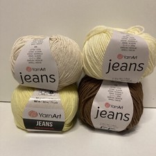 _ YarnArt Jeans 200g Cotton Mix Amigurami Knitting /Yarn -05-40-86-67