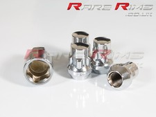 4x Chrome Locking Wheel Nuts M12x1.5 Fits Toyota Supra Altezza Estima