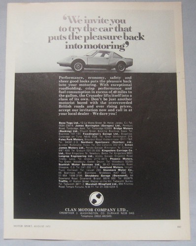 1973 clan crusader original - clan,