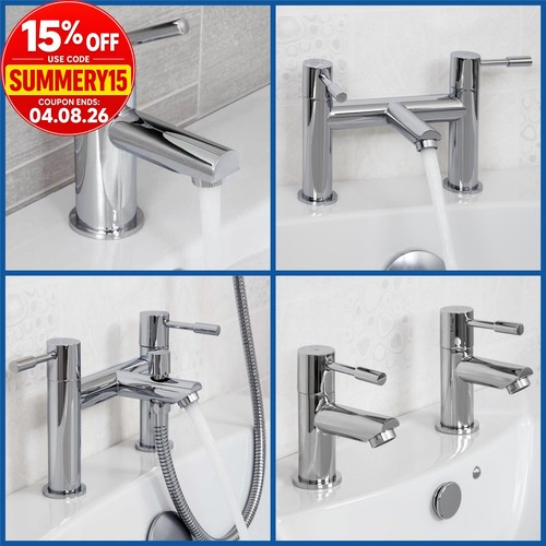 Modern chrome bathroom sink - modern,