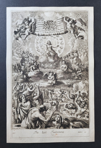 Antique 1688 print - print, last