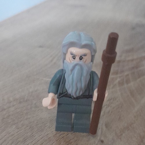 Lego gandalf with brown - brown, staff