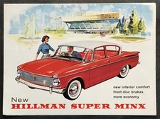 HILLMAN SUPER MINX Car Sales