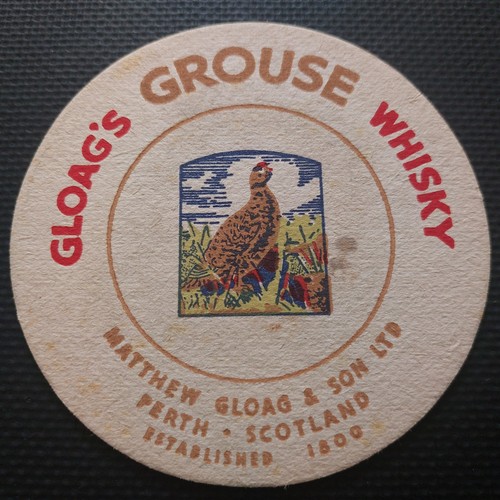 Grouse scotch whisky - grouse, mat.