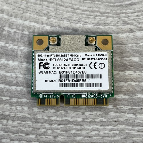 Realtek rtl8812aeacc mini pcie - mini,