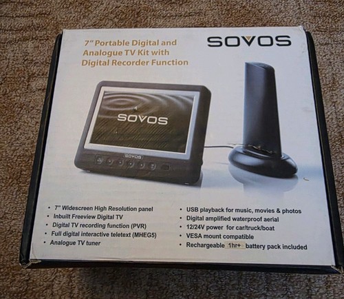 Portable digital tv high - 7",