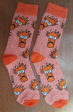 Novelty Character Beaker Socks The Muppets Puppet Orange Fancy Dress Gift