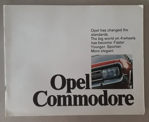 Opel commodore brochure 1969 - 1969,