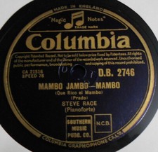 Steve Race - Mambo Jambo / Cavaquinho (Shellac, 10")