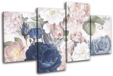 Botanical Peony Flower Retro