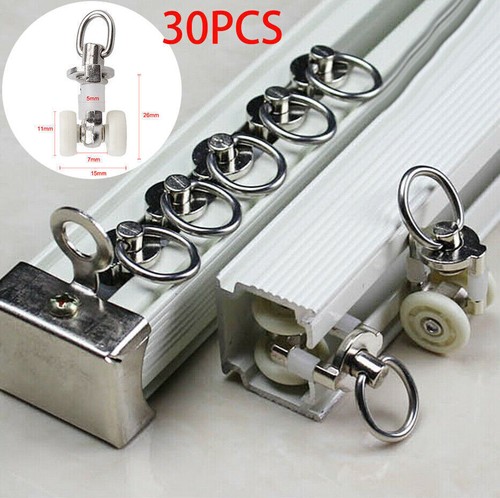 30x metal curtain - track, rail