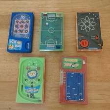 Vintage 1970s Tomy Pocketeers Collection x5 Handheld Games Tested & Working 