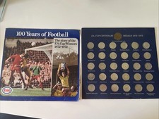 FA Cup Centenary Medals 1872-1972  Complete Medals And Book